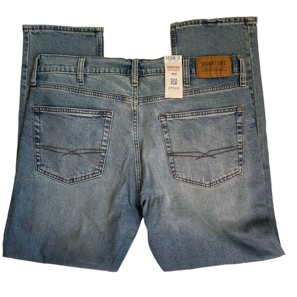 Levi Strauss & Co. Signature Men's Size 38X30 Slim flex Fit Jeans NWT - Picture 9 of 10